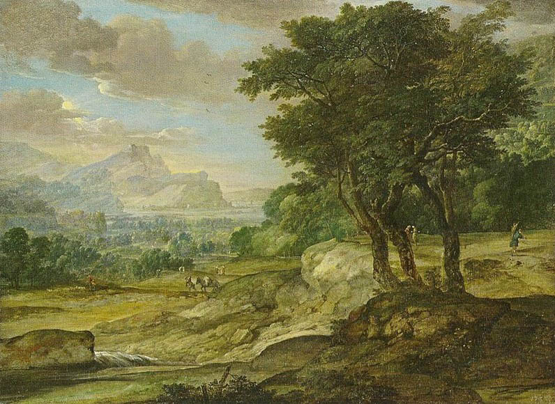 Eglon van der Neer Gebirgslandschaft